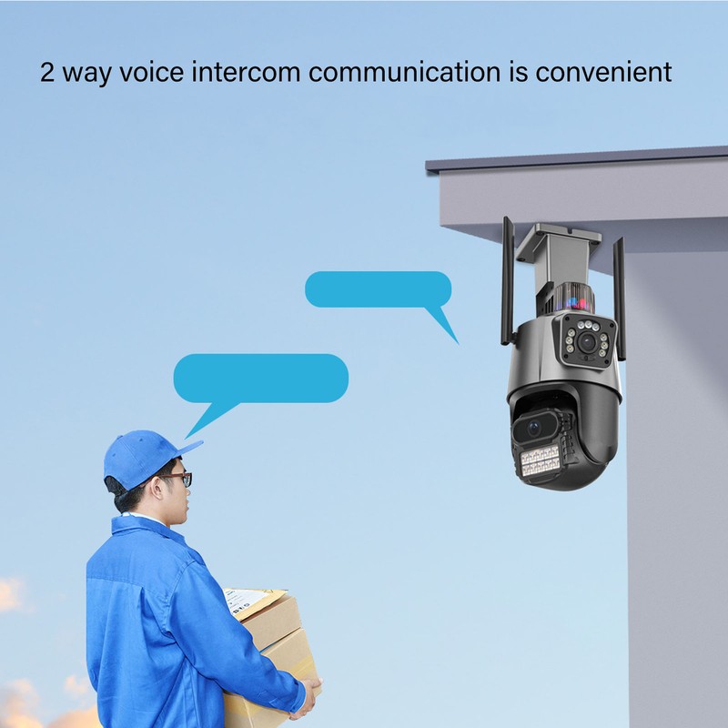 8MP Security Camera Outdoor HD WiFi Security Camera 360 Degree