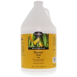 Shikai - Daily Moisturizing Shower Gel, Rich in Aloe Vera & Oatmeal That Leaves Skin Noticeably Softer & Healthier, Relief for Dry Skin, Gentle Soap-Free Formula (Yuzu, 1 Gallon)