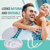 Clip-On Teeth, 2 Pairs of Veneers Dentures Top and Bottom,