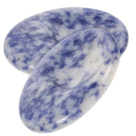 Baluue Natural Massage Stone 2pcs Mini Scraping Plate Anxiety Worry Scraping Plate for Pressure Relief