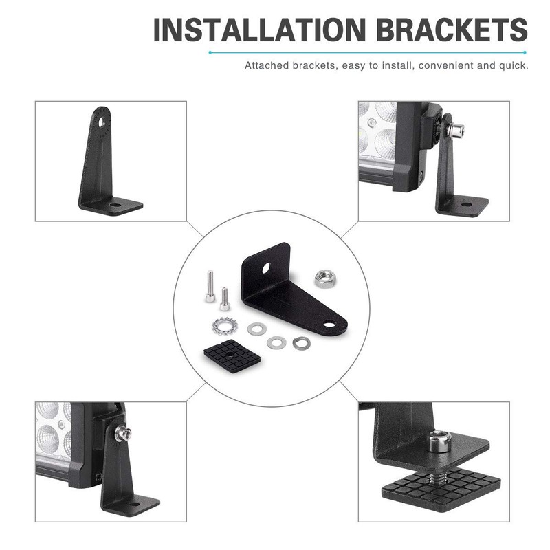 Willpower 7D LED Light Bar 12 Inch 72W Spot Flood