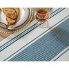 Caflife Boho Table Runner Blue and White for Modern Farmhouse