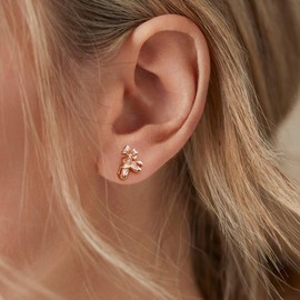 Ballet Shoe Earrings 925 Sterling Silver Dance Earrings Dainty Ballet Shoe Earrings for Women Hypoallergenic Ballet Stud Earrings Fashion Asymmetrical Earrings