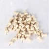 Pack of 100 wooden push pins, thumbtacks wood for cork