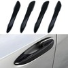 Zacxoxsr No Adhesive Snap-on Car Door Handle Cover Protector Compatible