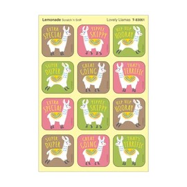 Lovely Llamas, Lemonade Scent Scratch 'n Sniff Stinky Stickers, 48 ct.