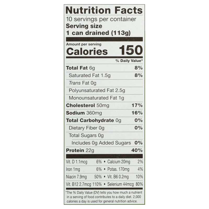 Bumble Bee Chunk Light Tuna in Oil 5oz Cans, 10-Pack