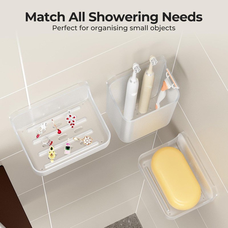 Orimade Shower Shelf No Drilling Shower Shelf Rustproof Pack of