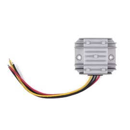 WSOLDMA 12V/24V to 5V DC-DC Step Down Converter 3A-50A Auto Buck Regulator | Car Truck Power Supply Module with Overload/Over-Temp Protection | Die-Cast Aluminum Shell (12/24V-5V 10A 50W)