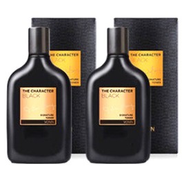 LG Household & Health Care Bonin The Character Black Signature 2-Piece Set (Skin + Lotion) / JM / 보닌 더 캐릭터 블랙 시그니처 2종(스킨+로션)/JM