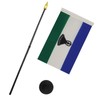AZ FLAG Lesotho Table Flag 4'' x 6'' - Mosotho