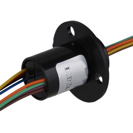 CNBTR 8 Wires Slip Ring 250Rpm AC/DC 240V 2A Power Collector Ring 12.5mm