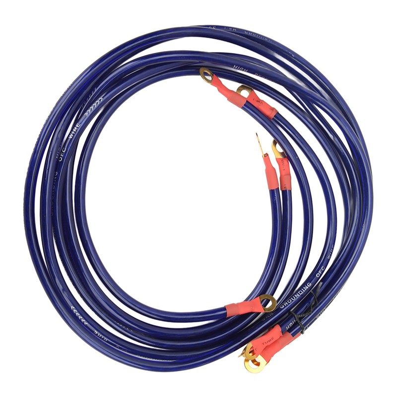 5pcs Pure Copper Battery Inverter Cable Flame Retardant Universal for