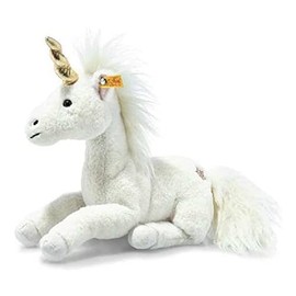 Steiff Unica Unicorn Dangling, Premium Unicorn Stuffed Animal, Unicorn Toys, Stuffed Unicorn, Unicorn Plush, Cute Plushies, Plushy Toy for Girls Boys and Kids, Soft Cuddly Friends (White, 11")