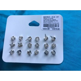 Claire’s Nine pairs of Claire’s pierced Earrings Parrots Dolphins Palm Trees Ball Stud