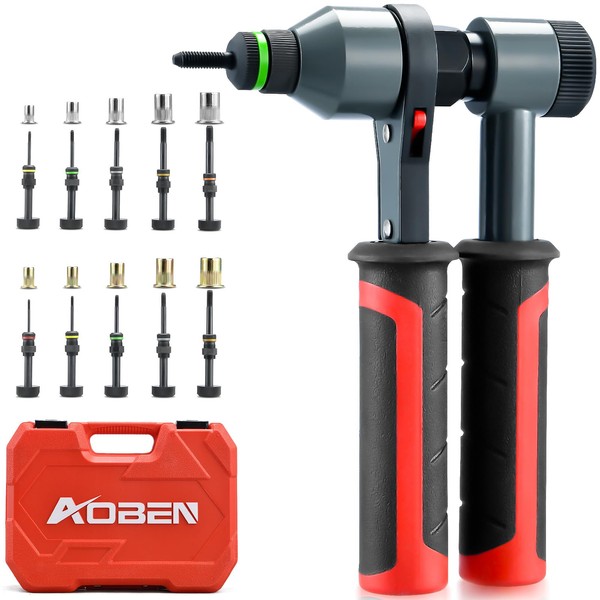 AOBEN Rivet Nut Tool Kit, Nutsert Gun Kit, Upgraded Rivnut