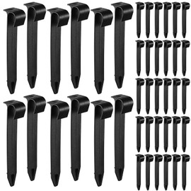 Pangda 100 Pack 1/2 Inch Irrigation Tubing Hold Down Anchor Stakes, 3/4 x 4.33 Inch Drip Tubing, Anchor for Sprinkler Garden Landscaping