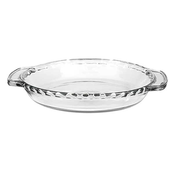 Anchor Hocking Oven Basics 9.5-Inch Deep Pie Plate, Clear, 1 Piece