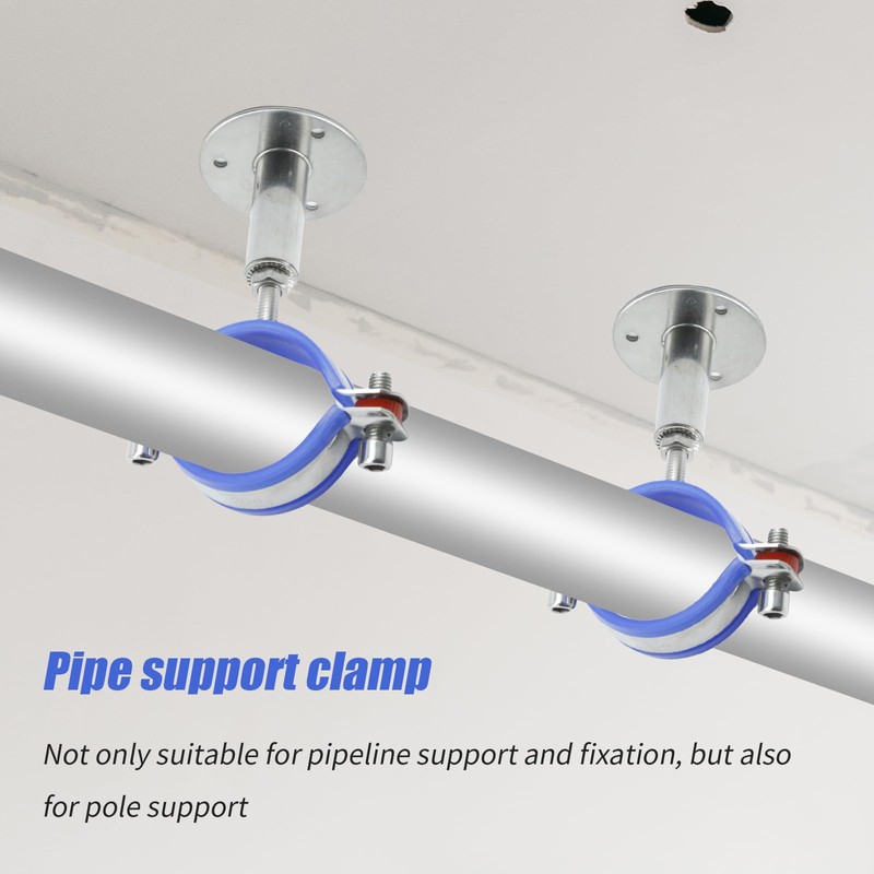 ZUDKSUY 2 Pack 2-1/4 Inch Wall Mount Ceiling Mount Pipe