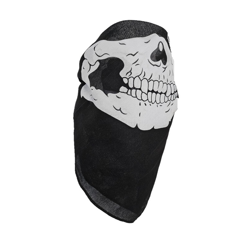 itisyours Skeleton Half Skull Face Bandana Mask Scarf Motocycling Biking