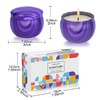 2 Pack Scented Candles, 4.4 oz Aromatherapy Candles for Home