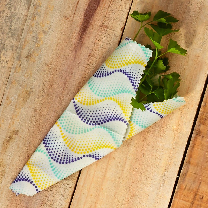Smidge Beeswax Wrap Kitchen Set of 3, Reuseable & Compostable