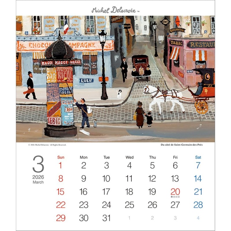Michelle Drakroix TD-30308 2026 Tabletop Calendar CL26-1053