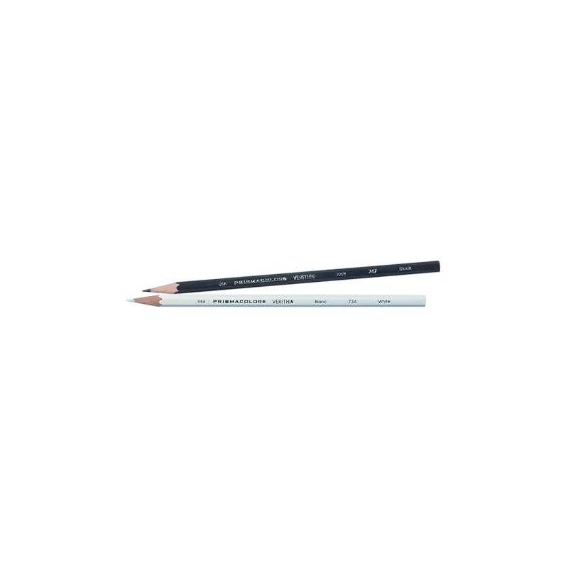 Prismacolor Verithin Colored Pencil, White (Pack of 12)