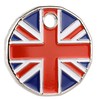12 Sided Union Jack Trolley Token Keyring