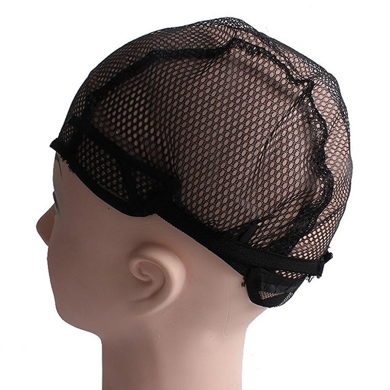 PRETYZOOM Wig Mesh Hat Adjustable Black Wig Cap for Comfortable