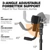 3-Angle Adjustable Forearm Crutches for Adults Ergonomic with Carrying Bag