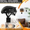 Burius 9 Pcs Helmet Holder Wall Mount Reliable Cowboy Hat