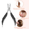Hair Extension Pliers Tool for Fusion and Keratin Bond, Flat