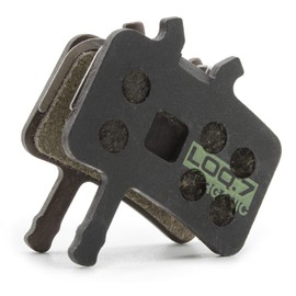 LOQ.7 Bicycle Brake Pads - Organic (Resin) for Avid Juicy 3, 5, 7, Ultimate, Avid BB7 Mechanical | SRAM Komfy | Promax DSK, Promax Hornet and Paddle