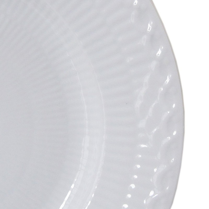 Royal Copenhagen 1128617 1017292 White Fluted Plate, Half Lace, 6.7
