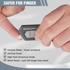 WORKPRO Ceramic Small Safety Box Cutter, Automatic Rebound Mini Letter