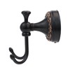 QULYEA Oil Rubbed Bronze Towel Hook,Bathroom Robe Hook Rustic Coat