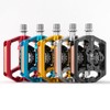 GEWAGE Bicycle Pedals, Flat Double Function and SPD Pedal with