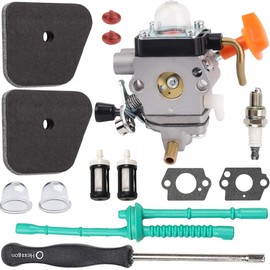 ZAMDOE FS90R C1Q-S174 Carburetor for STIHL FS90 FS110 HT101 FS130 FS100 FS110R KM110R KM130 HL100 HT100 FS100RX FS130R FS87 FS100R KM90 KM90R KM100 KM110 KM130R FC90 FC95 FC100 FC110 HL90 Trimmer