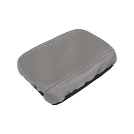 X AUTOHAUX Car Center Console Lid Armrest Seat Box Cover Protector Replacement Microfiber Leather for Honda Civic 2006-2011 Gray