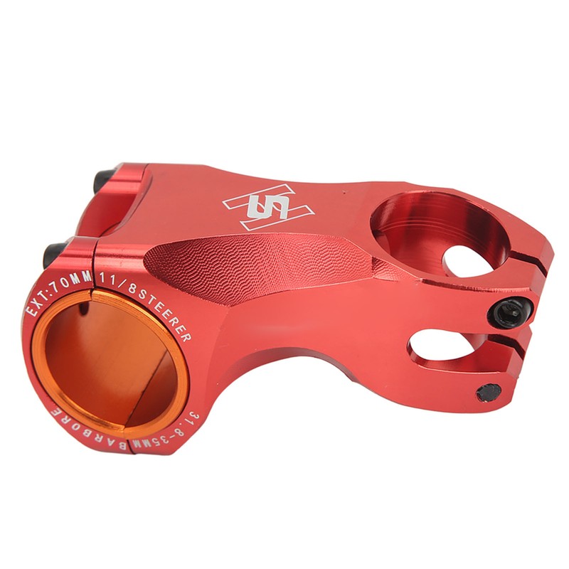 Bicycle Stem Bike Riser 70MM Ultra Light ‑17 Degree for