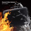 DocSafe Fireproof Battery Organizer Storage Box,Fireproof Waterproof Carrying Case Bag