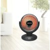 EUROSTAR PH998BK Infrared Oscillating Dish Heater
