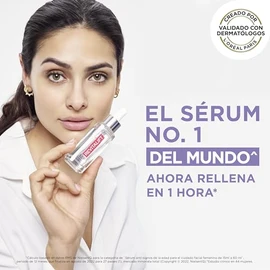 LOreal Paris Kit Revitalift cido Hialurnico con Serum Facial, Crema de Ojos y Protector Solar UV Defender                                             