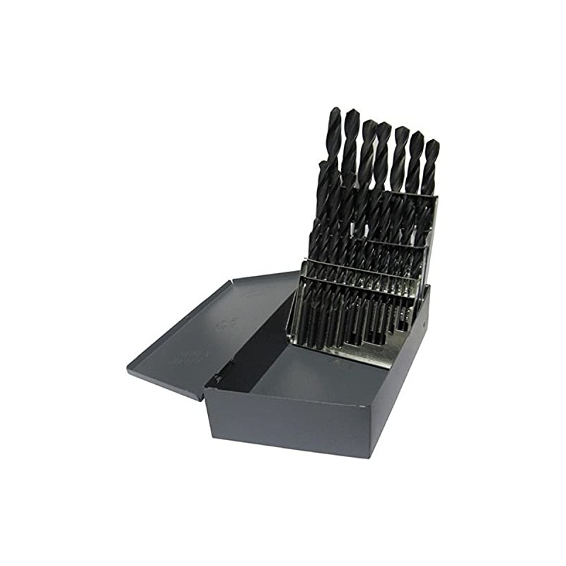 Drill America 25 Piece Heavy Duty High Speed Steel Drill