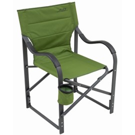 ALPS Mountaineering Camp Chairs for Adults - Comfortable Padded Polyester Fabric Over Sturdy Wide Aluminum/Steel Frame with Tall Back, Folds Flat, Cactus