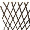 Expandable Garden Trellis Plant Support Willow Lattice Fence Panel for