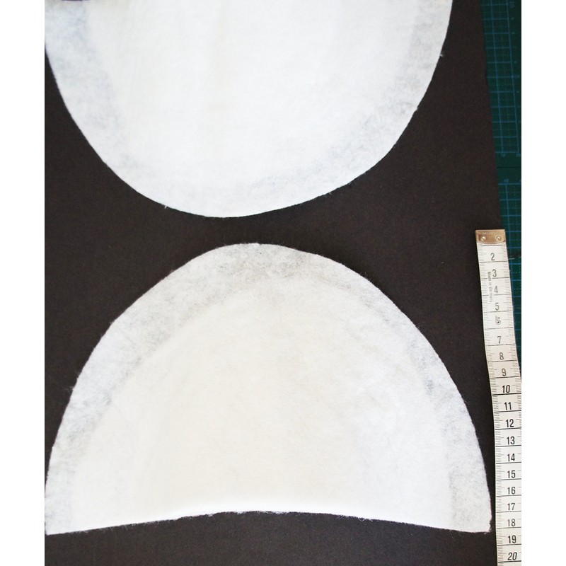 HAND ® Men’s Canvas Lined Shoulder Pads White, Style O2-2