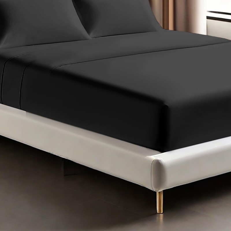 Egyptian Cotton Fitted Sheets 25cm Deep Mattress Pocket 200 Thread