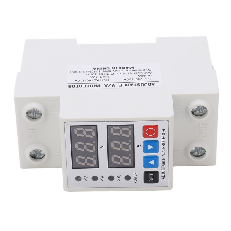 Over Under Voltage Protective Device Adjusting Dual Display Overcurrent Overload